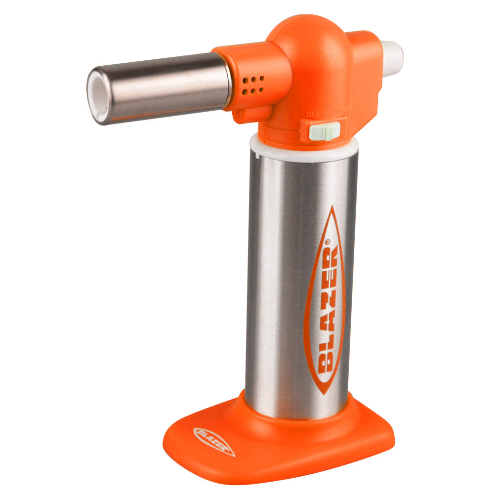 Blazer Big Buddy Torch Lighter in Orange - Compact, Plug-In Design for Dab Rigs and Bongs
