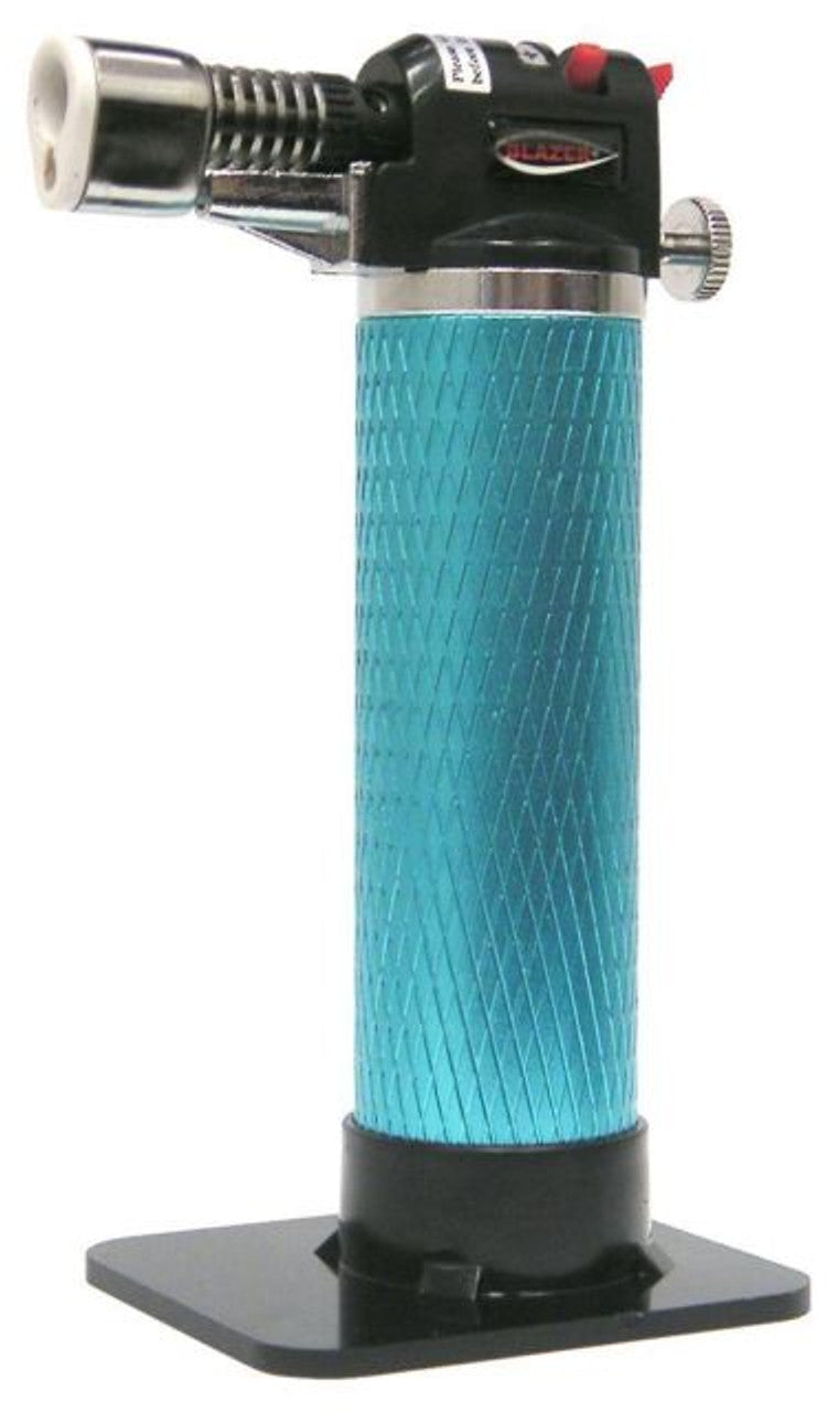 Blazer Stingray Micro Torch in Black, Portable Steel Dab Rig Accessory with Battery Power