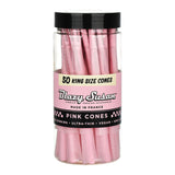 Blazy Susan Pink Pre-Rolled Cones 50pk, Standard Size for Dry Herbs, Made in France