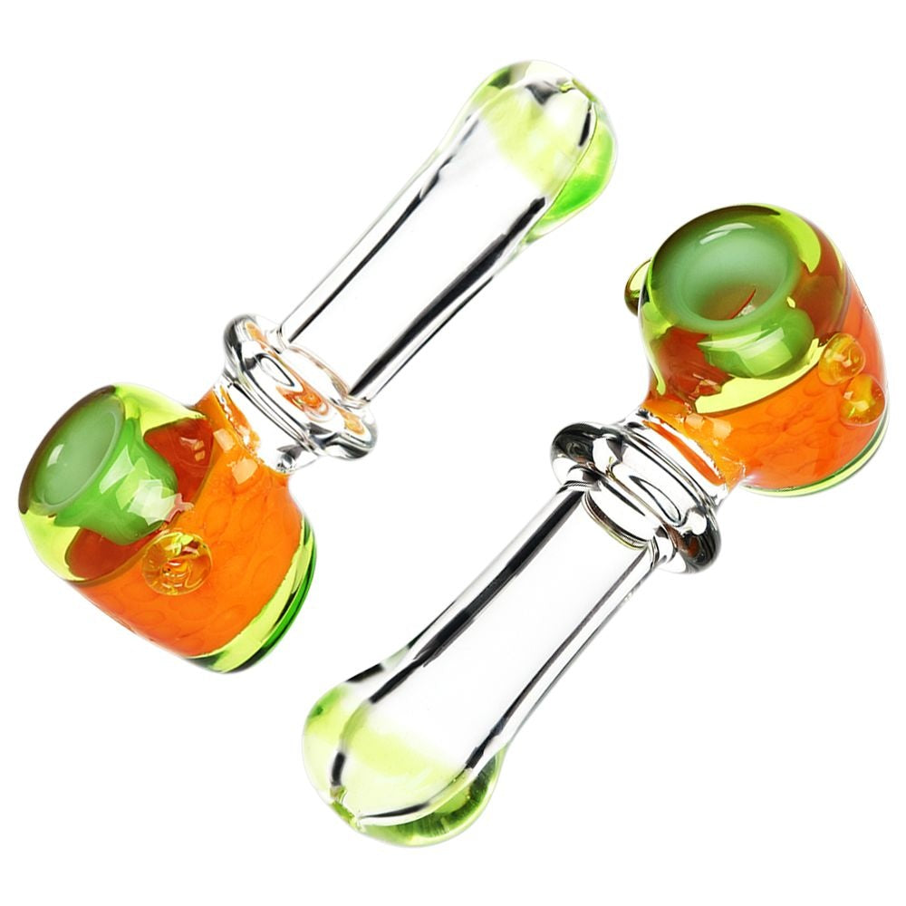 Blooming Slime Barrel Hammer Glass Hand Pipe | 4.75"