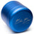 BLUEBUS 4 Piece 2.2" Aluminum Grinder in Blue - Angled Top View with Logo