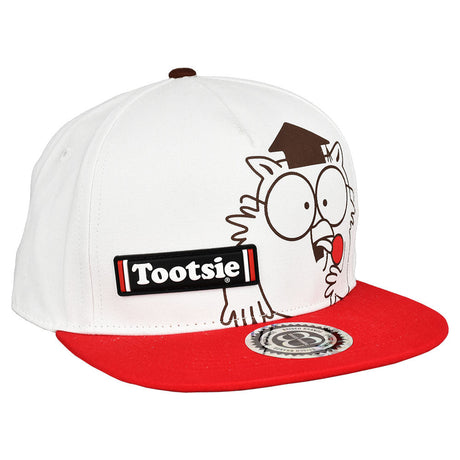 Brisco Brands Tootsie Roll Owl Nom Nom Snapback Hat, front view on white background