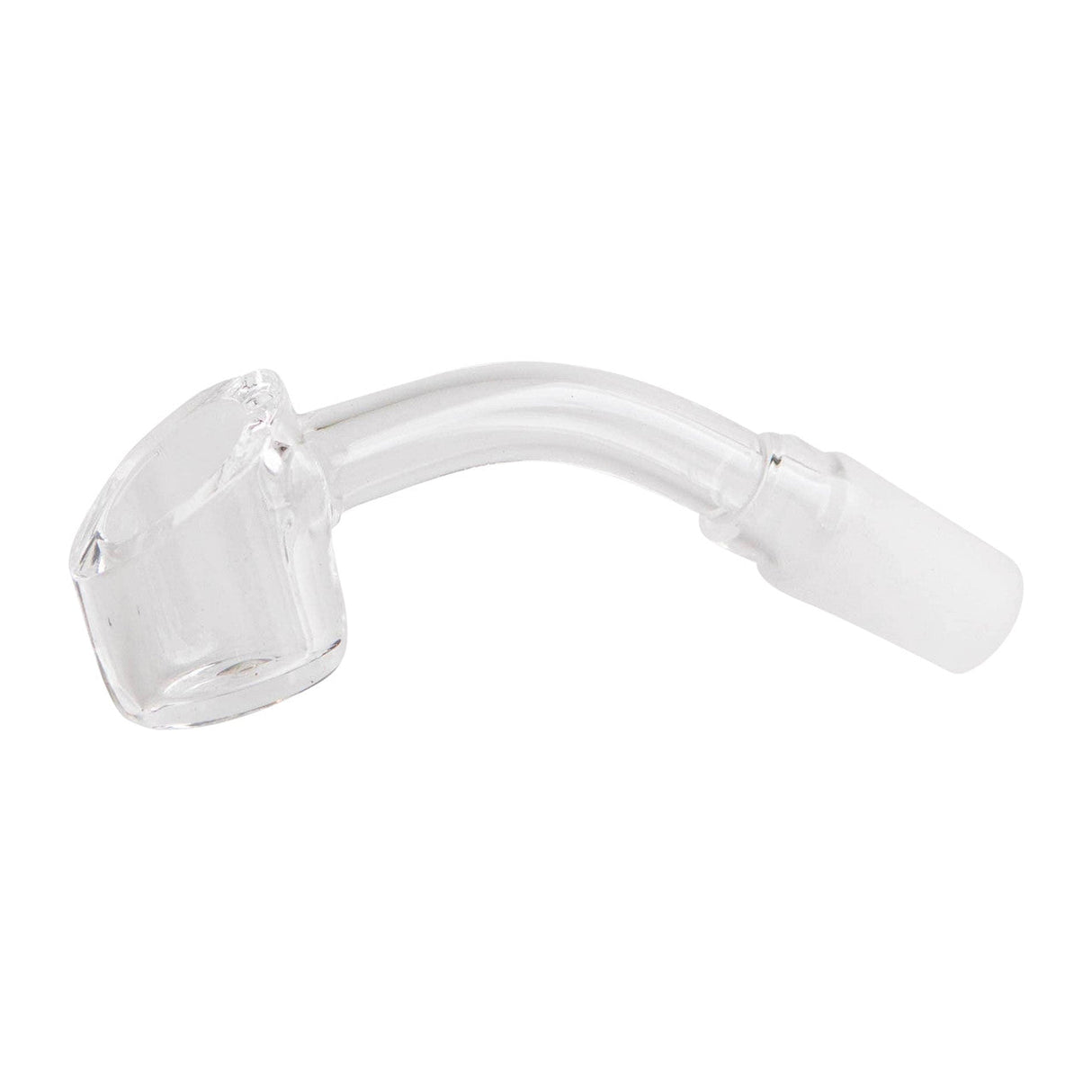 BRNT Designs 45 Degree Quartz Banger Side View on Seamless White Background
