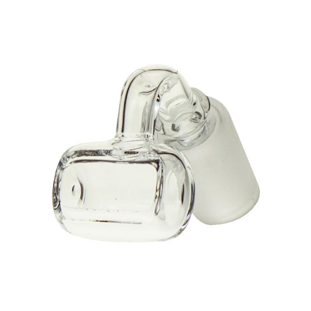 Valiant Distribution Bulldozer Scoop Quartz Banger for Dab Rigs, 18mm Male, 90 Degree, Clear