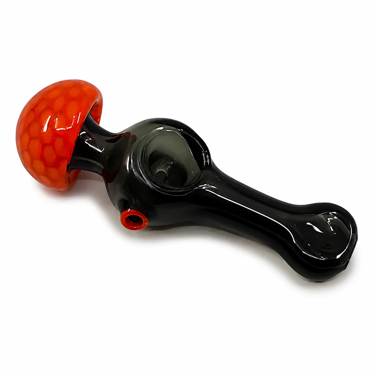 5" Mushroom Head Glass Hand Pipe