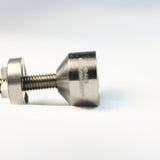 Cali Crusher Adjustable Titanium Nail for Dab Rigs - Close-up Side View