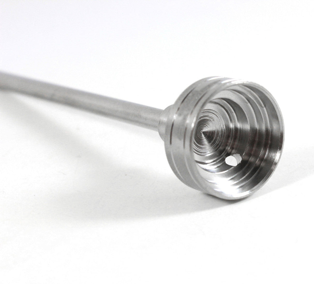 Cali Crusher Titanium Carb Cap for Dab Rigs, Compact Design - Close-up Side View