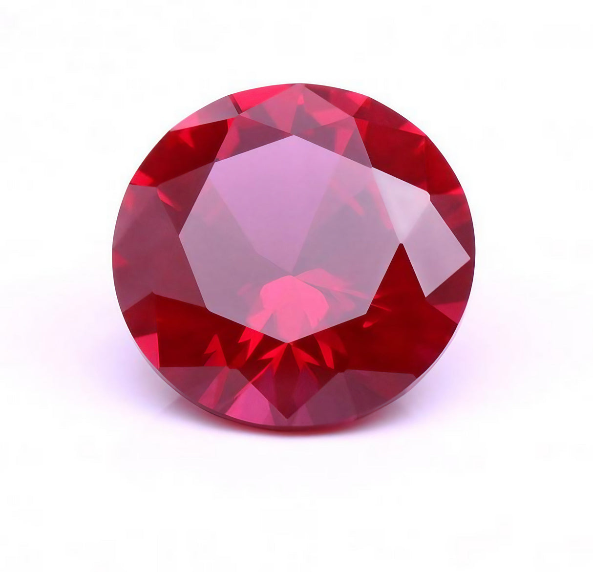 Calibear 6mm Diamond Cut Red Terp Pearl for Dab Rigs - Top View