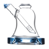 Calibear Bell Rig clear borosilicate glass dab rig with beaker design, side view on white background