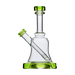 Calibear Bell Rig in Lime Green, Compact 6" Borosilicate Glass Dab Rig with Beaker Design