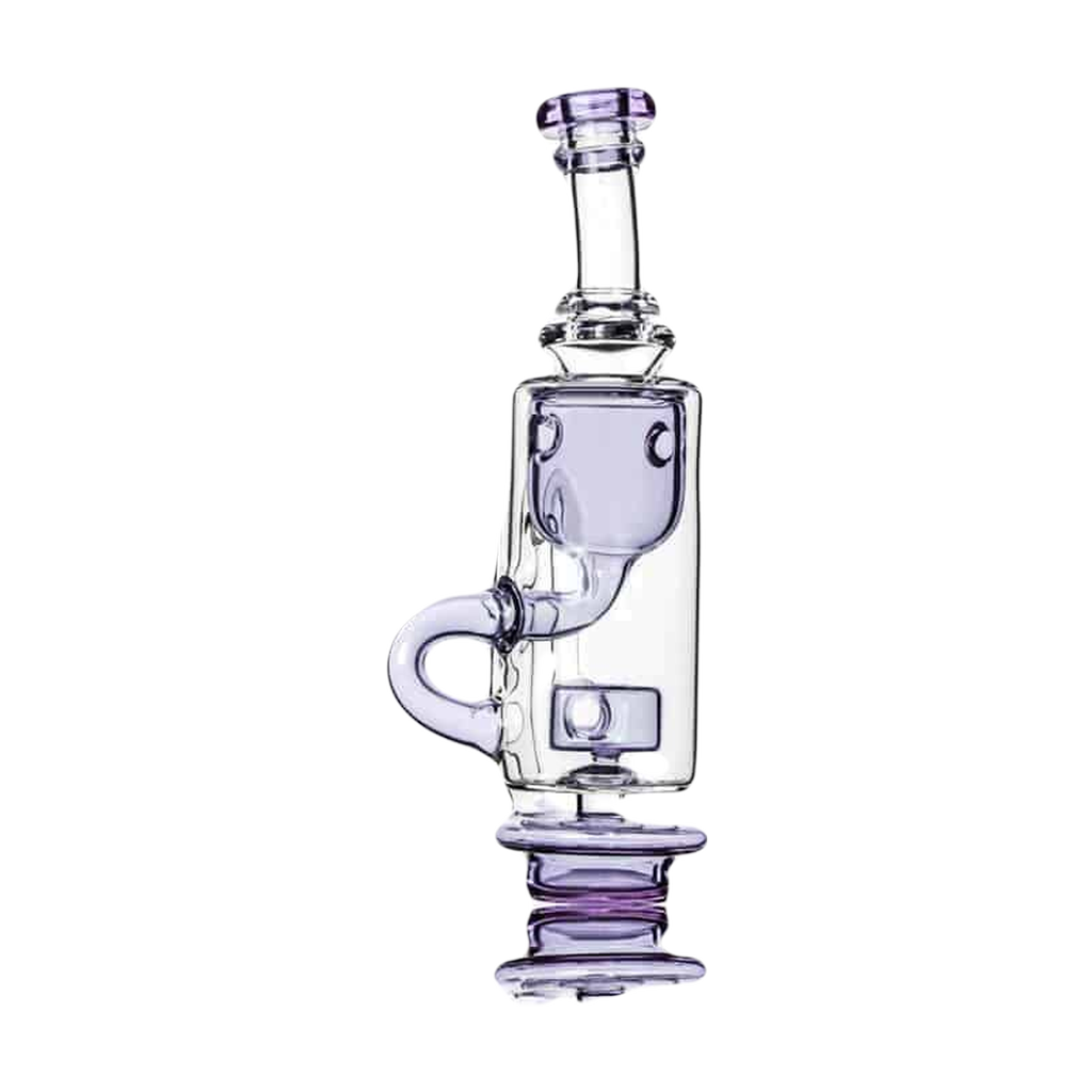 Calibear Carta Attachment Klein in Purple - Borosilicate Glass E-Rig Accessory with Percolator