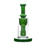 Calibear Colored Torus Recycler Bong in Purple with Quartz Material - Front View