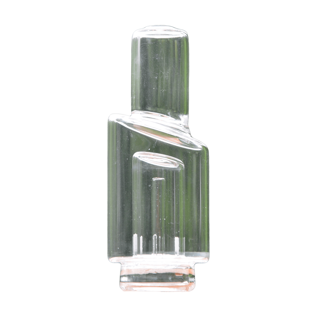 Calibear High Five Duo Glass Attachment, clear heavy wall design for vaporizers, front view