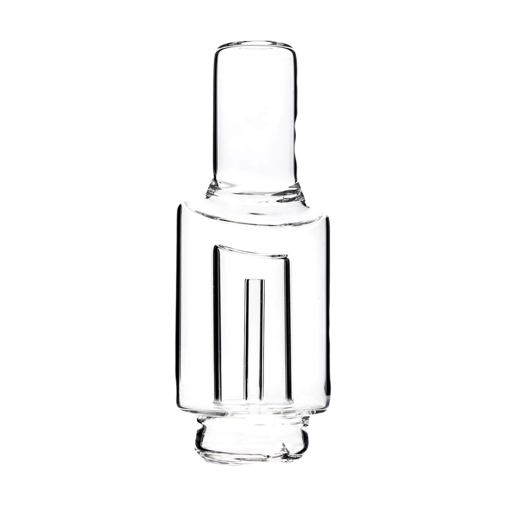 Calibear High Five Duo Glass Attachment, clear heavy wall beaker design, 4.5" for vaporizers
