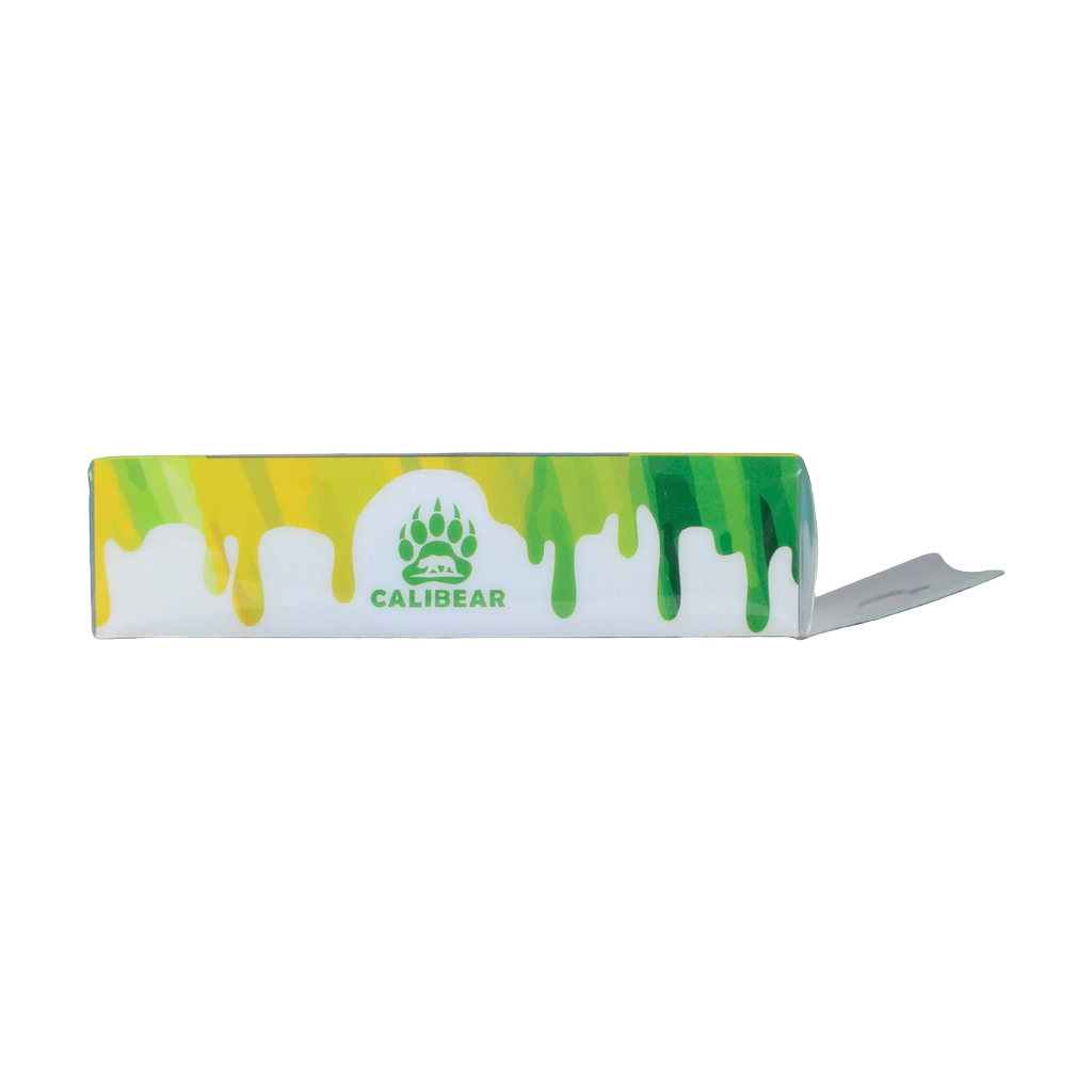 Calibear LED Silicone Base for Dab Rigs, Borosilicate Glass, Side View on White Background