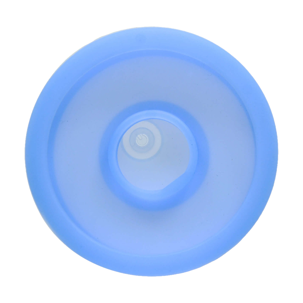 Calibear LED Silicone Base for Dab Rigs, Top View on Seamless White Background