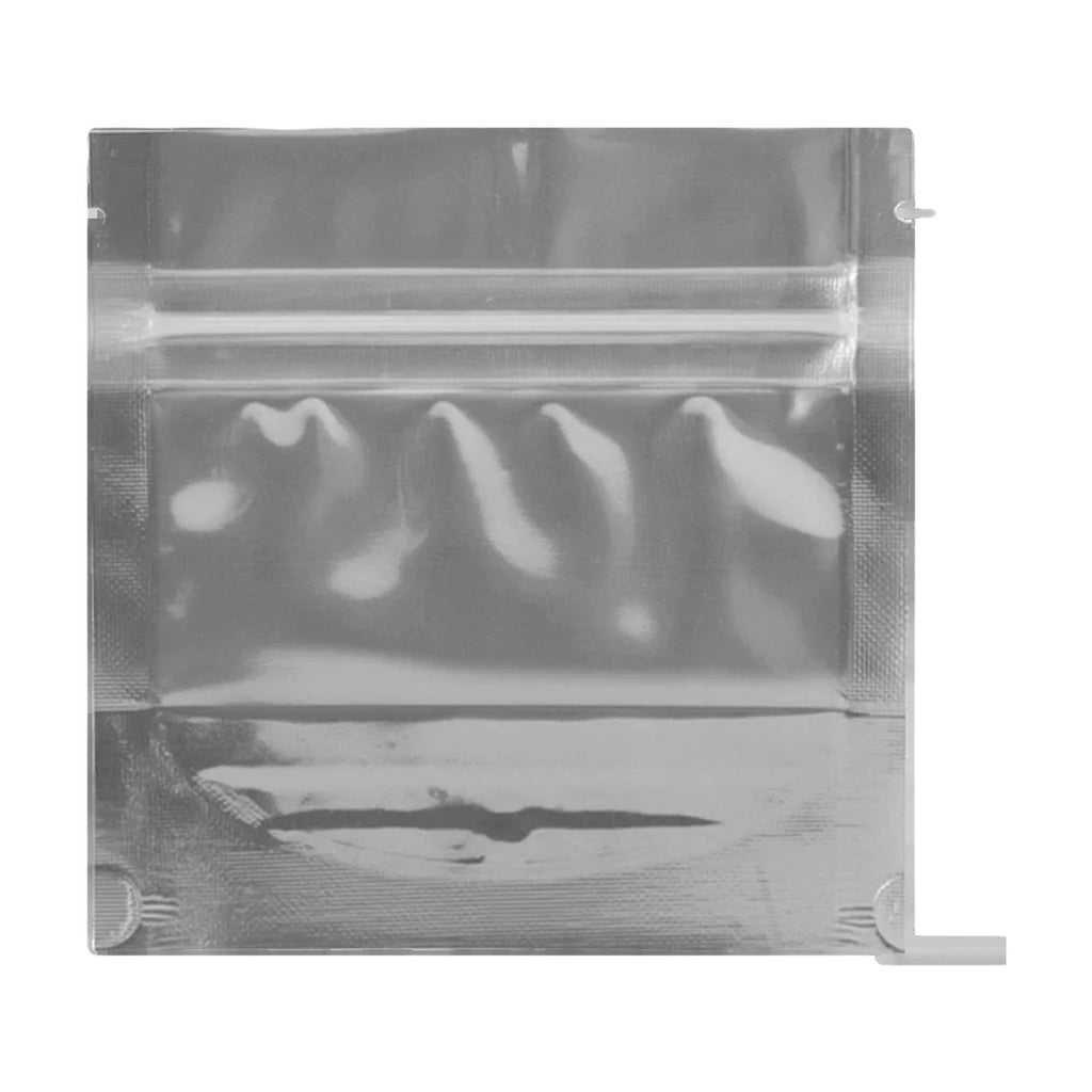 Cannaline Smell Proof Bags 50 Pack, food-grade, clear storage for dry herbs, front view