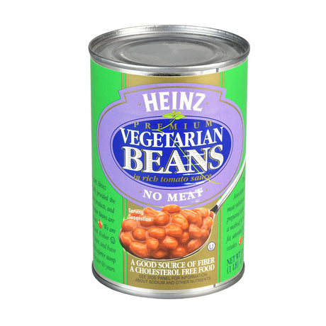 16oz Canned Vegetarian Beans Diversion Stash Safe - Front View on White Background