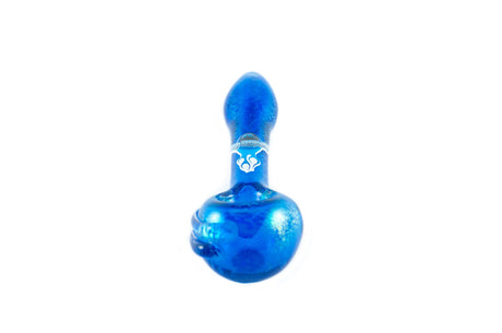 Chameleon Glass Dichroic Prophecy Hand Pipe in Borosilicate with Sparkling Blue Finish