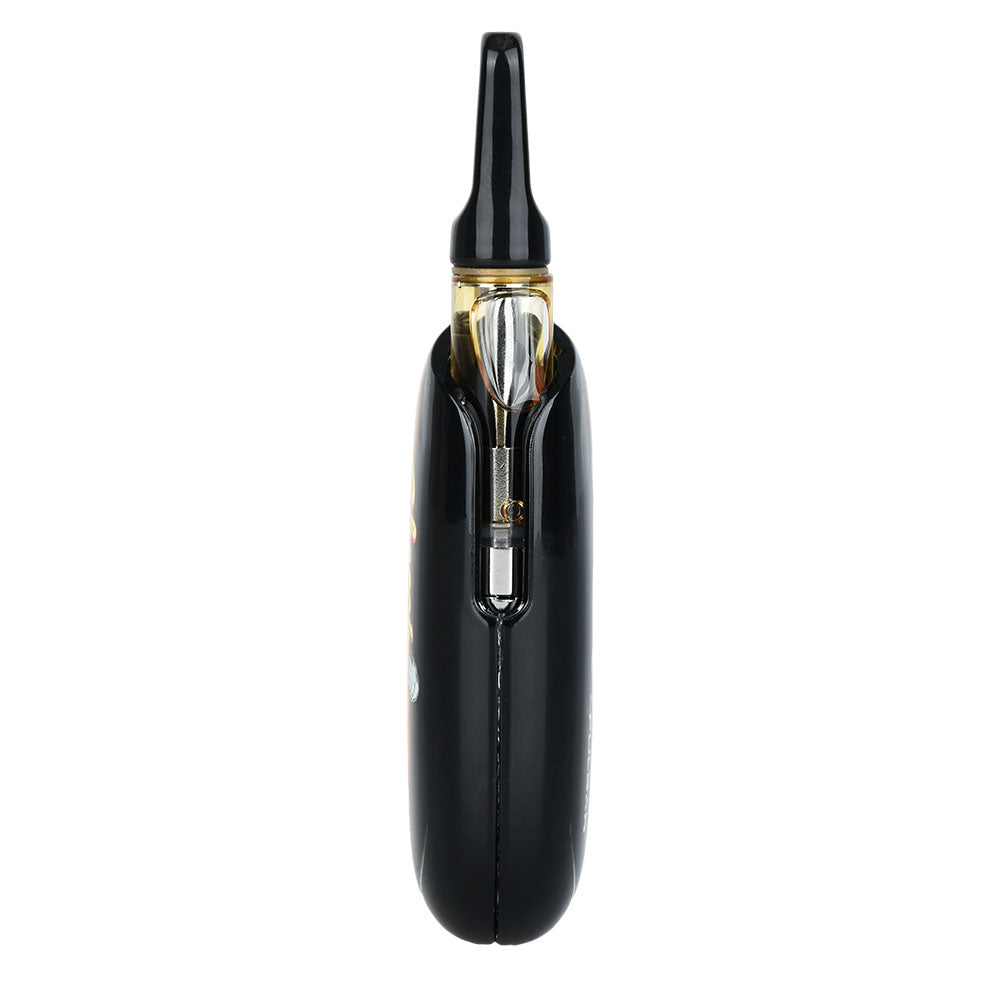 Pulsar Obi Auto-Draw Vape Battery in Black, 650mAh, Front View, for Concentrates
