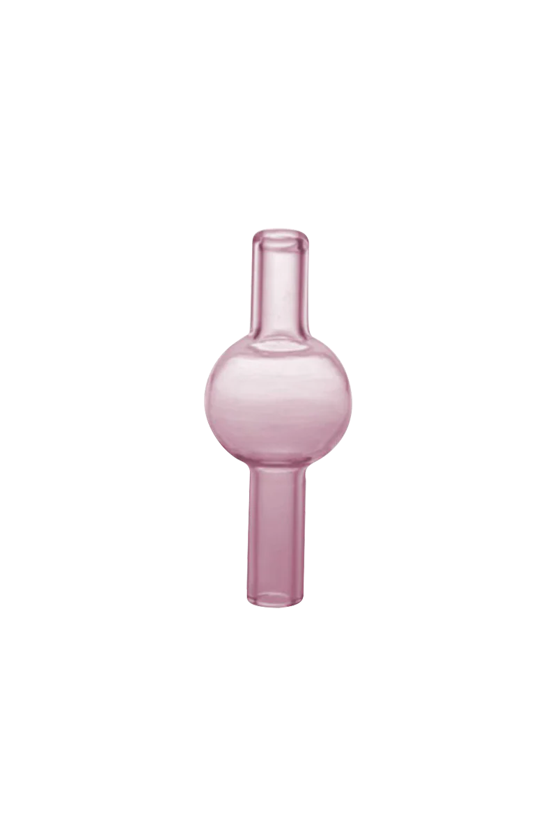 Assorted Colors Chemical Thermal Bubble Carb Cap for Dab Rigs, Front View on Seamless White