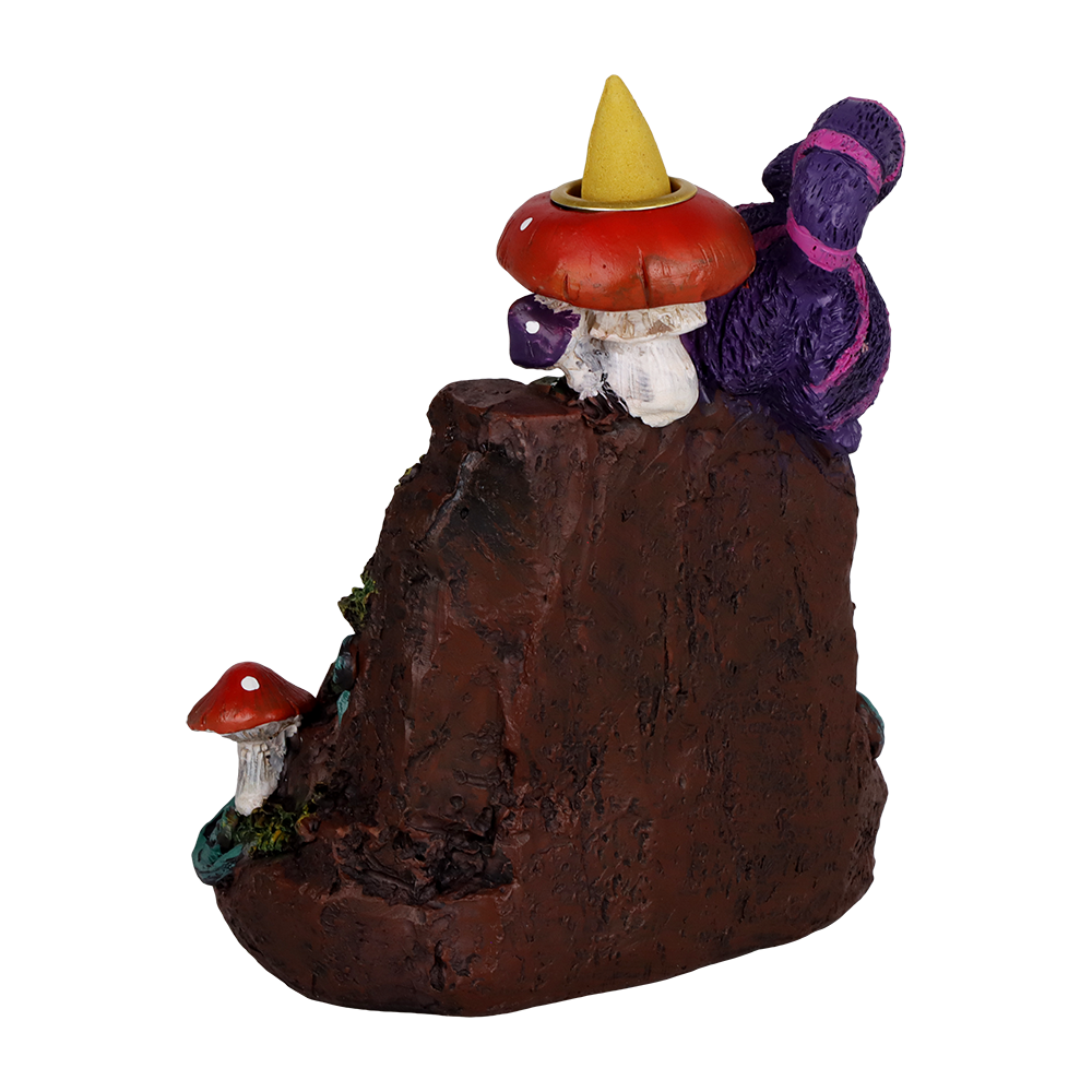Cheshire Waterfall backflow burner set with a metal insert and three backflow incense cones included
