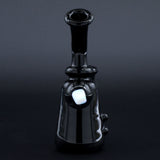 Clayball Glass "Black Jack" Heady Sherlock Dab Set in sleek black, front view, for concentrates