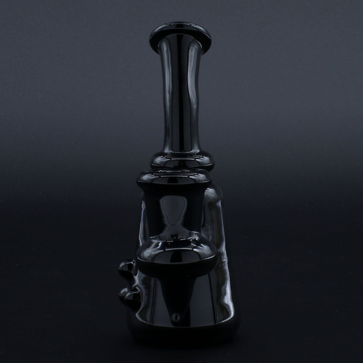 Clayball Glass "Black Jack" Heady Sherlock Dab Set front view on dark background