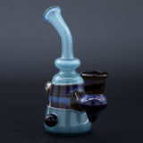 Clayball Glass "Opal Nebula" Heady Sherlock Dab Rig, USA made, 5-inch, for concentrates