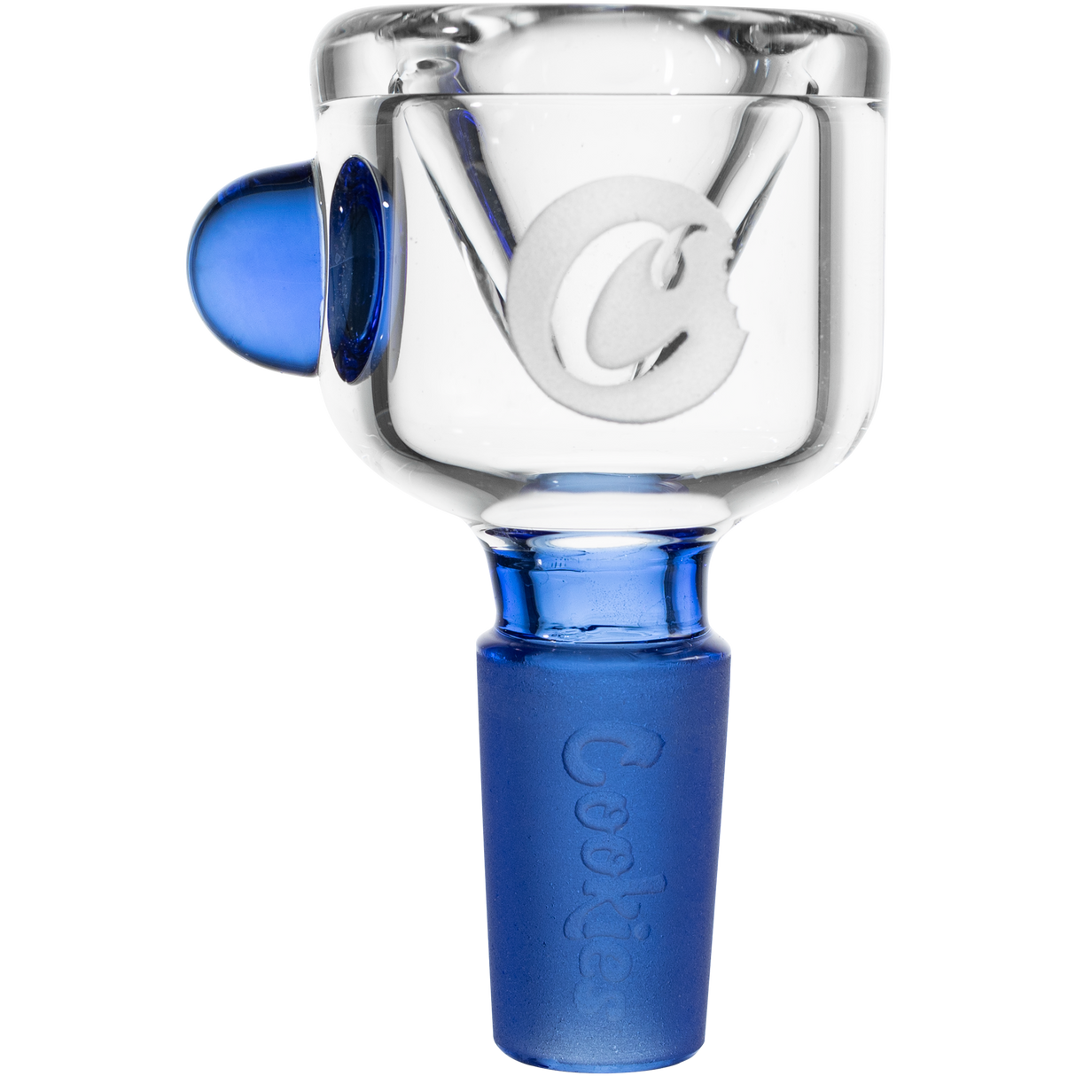 Cookies Classic Bong Bowl in Blue - Borosilicate Glass with 14mm Joint