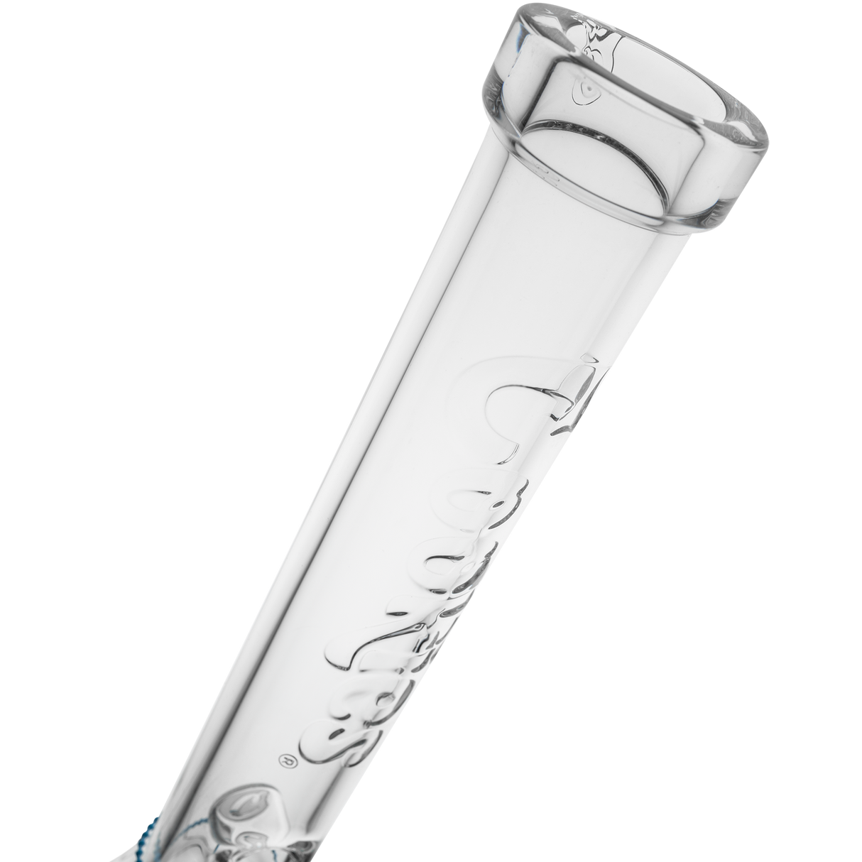 Cookies Flame Beaker 7mm Bong in Borosilicate Glass with Heavy Wall Design