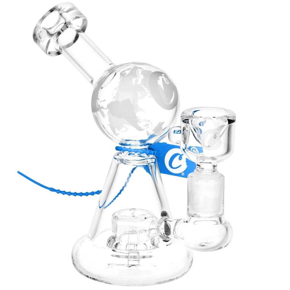 Cookies Globe Glass Water Pipe | 6.5" | 14mm F