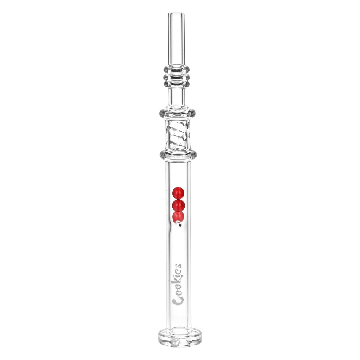 Cookies Honey Twist Glass Dab Straw | Integrated Tip | 6" | Colors Vary