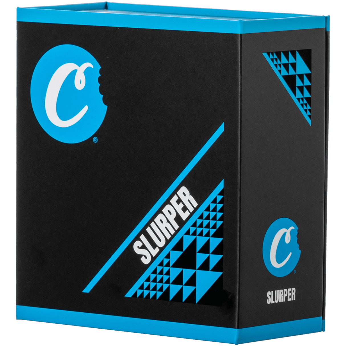 Cookies Slurper Banger packaging, Quartz dab rig accessory in branded box