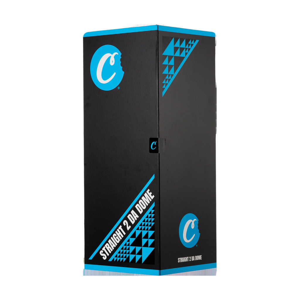 Cookies Straight 2 Da Dome Bong in Borosilicate Glass with Bold Design - Front View