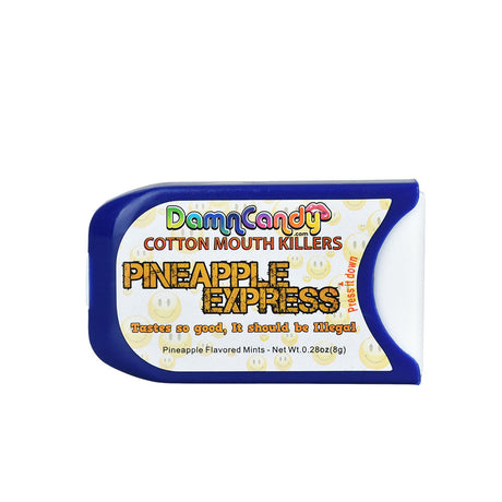 Cotton Mouth Killers Pineapple Express Flavor Candy, Front View on White Background