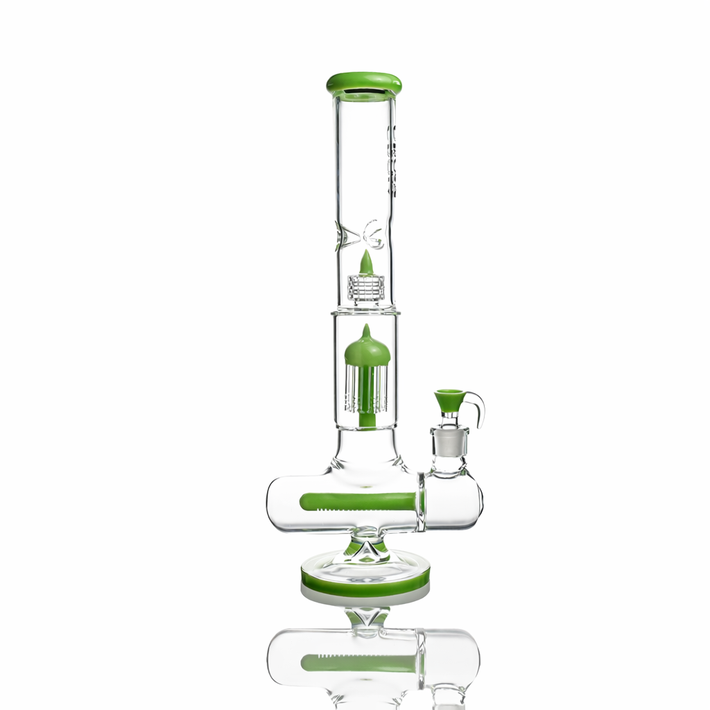 17" Triple Perc Scientific Glass Bong | Croia Glass