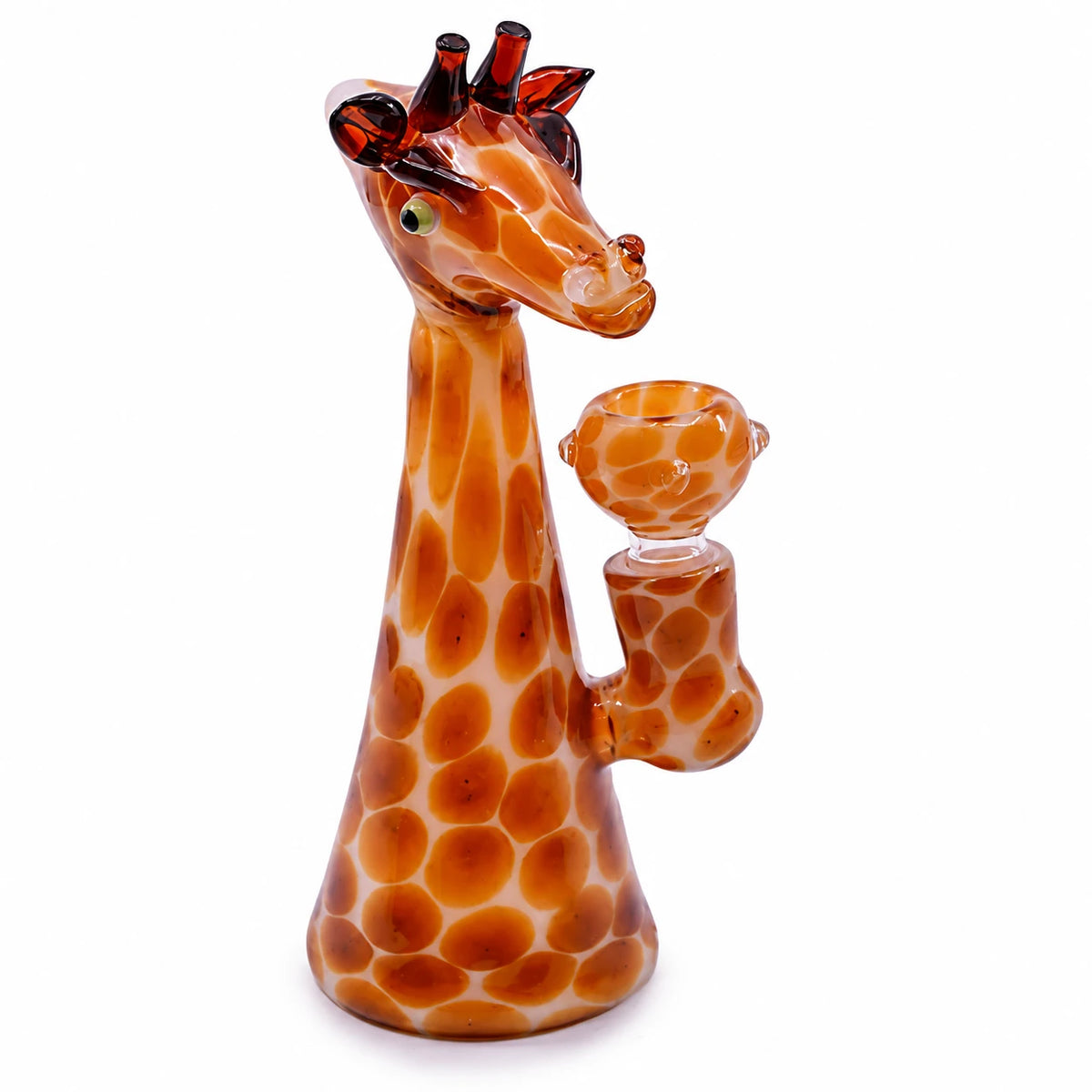 6" Mrs. Giraffe Glass Bubbler
