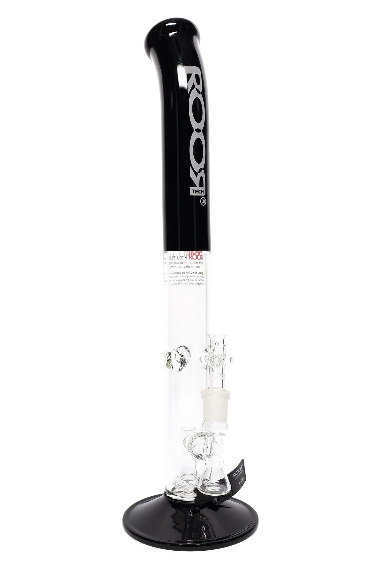 ROOR Tech Bent-Neck Stemless Straight Tube Bong β 18β³