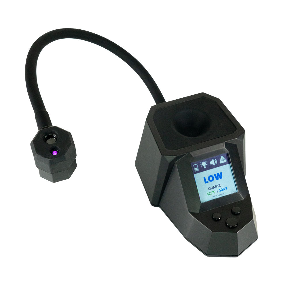 Dab Rite PRO Digital IR Thermometer with 2000mAh Battery - Top View on White Background