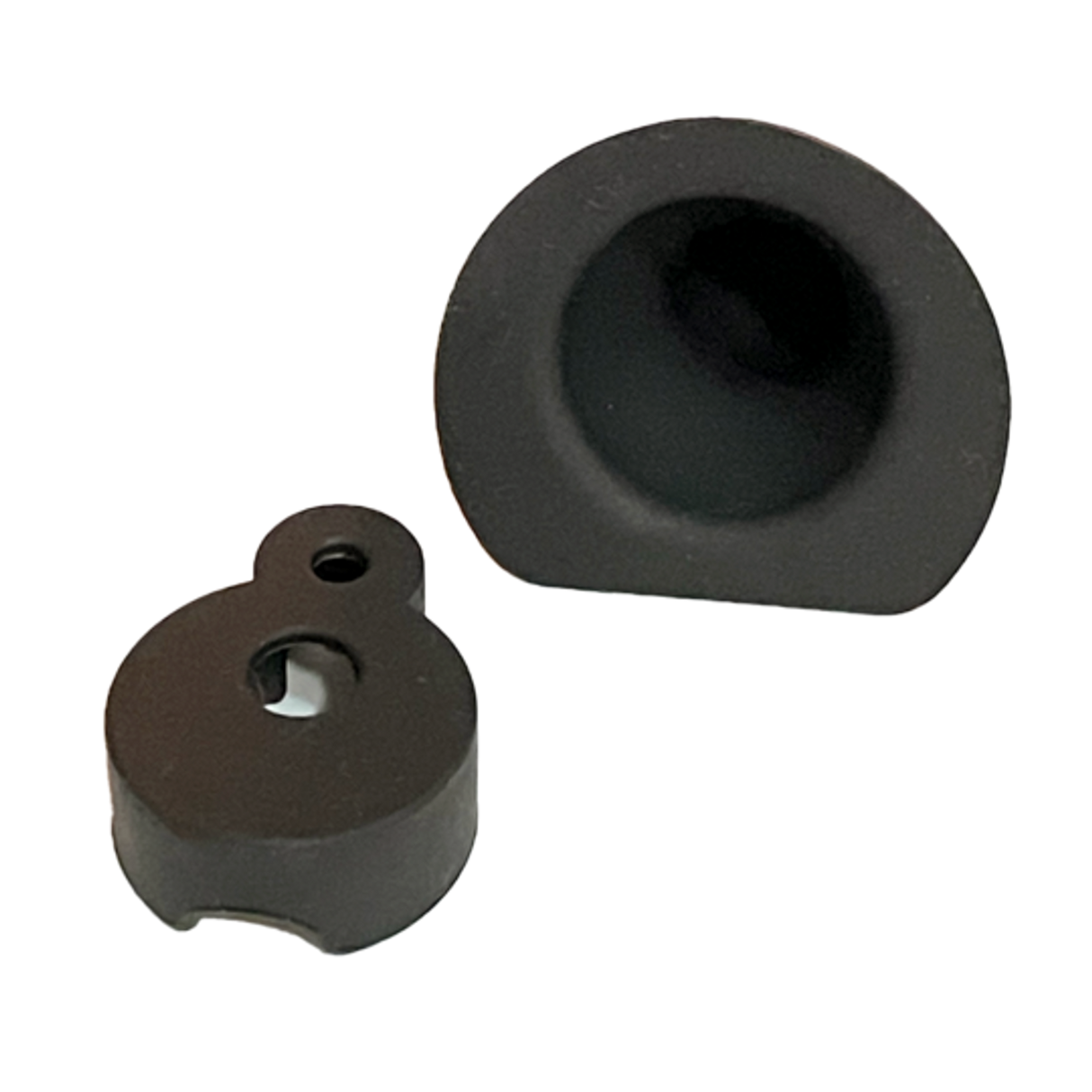 Dab Rite Silicone Insert in Black for Dab Rig Customization, Durable Material, Top View