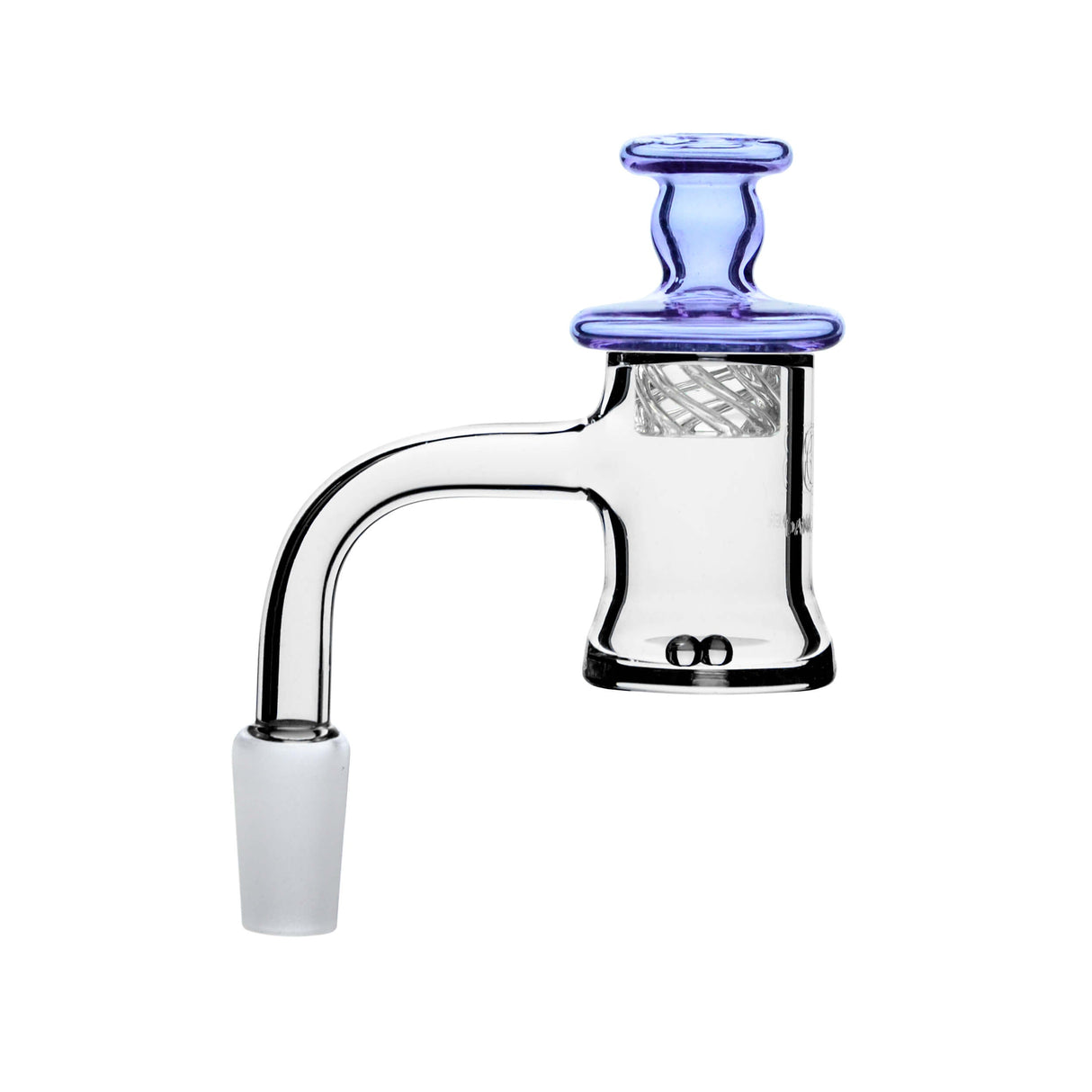 DANK BANGER Premium Seamless Belly Banger Combo Set in Purple - 45 Degree Side View