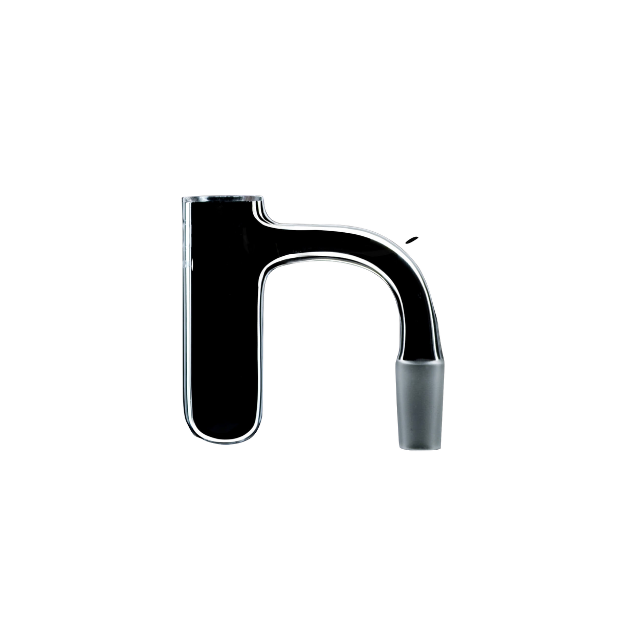 DANK BANGER Seamless Cold Start Round Bottom Banger Combo for Dab Rigs, 90 Degree Joint