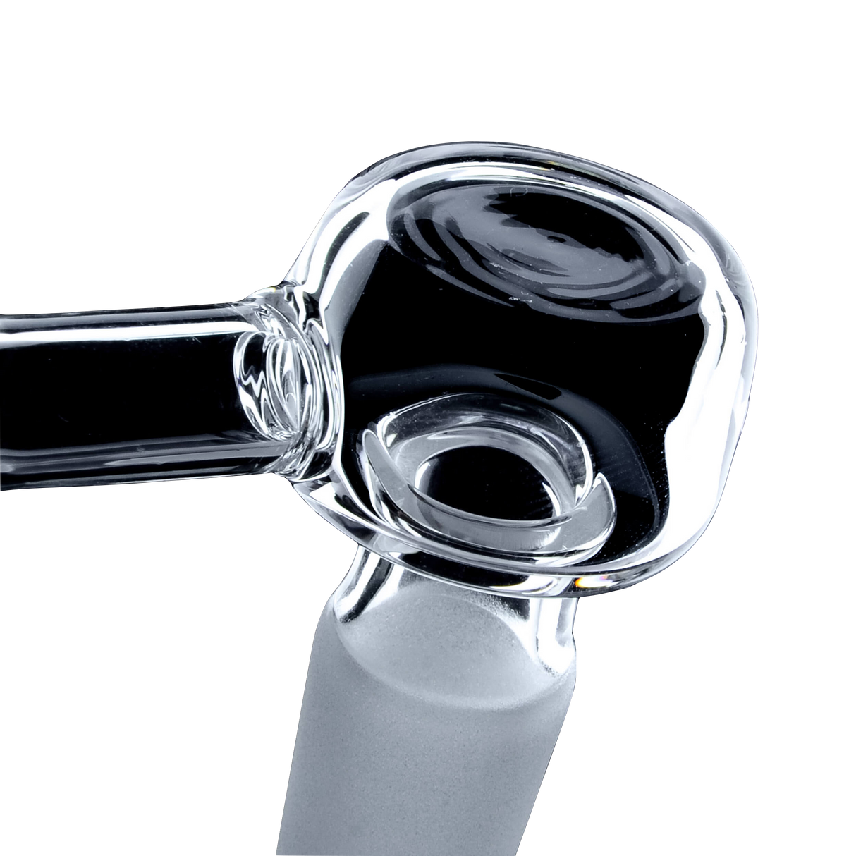 Close-up of DANK BANGER Premium Seamless Flat Banger Combo Set, 90 Degree Joint, 6mm Thick