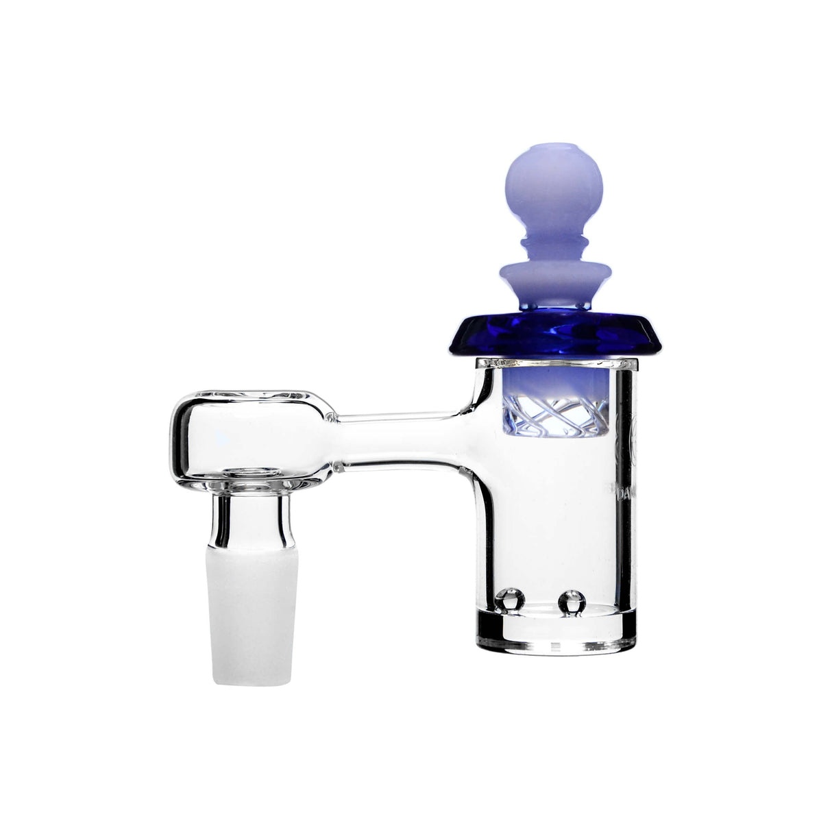 DANK BANGER Seamless Flat Banger Combo Set in Milk Blue, 90 Degree Joint, Front View