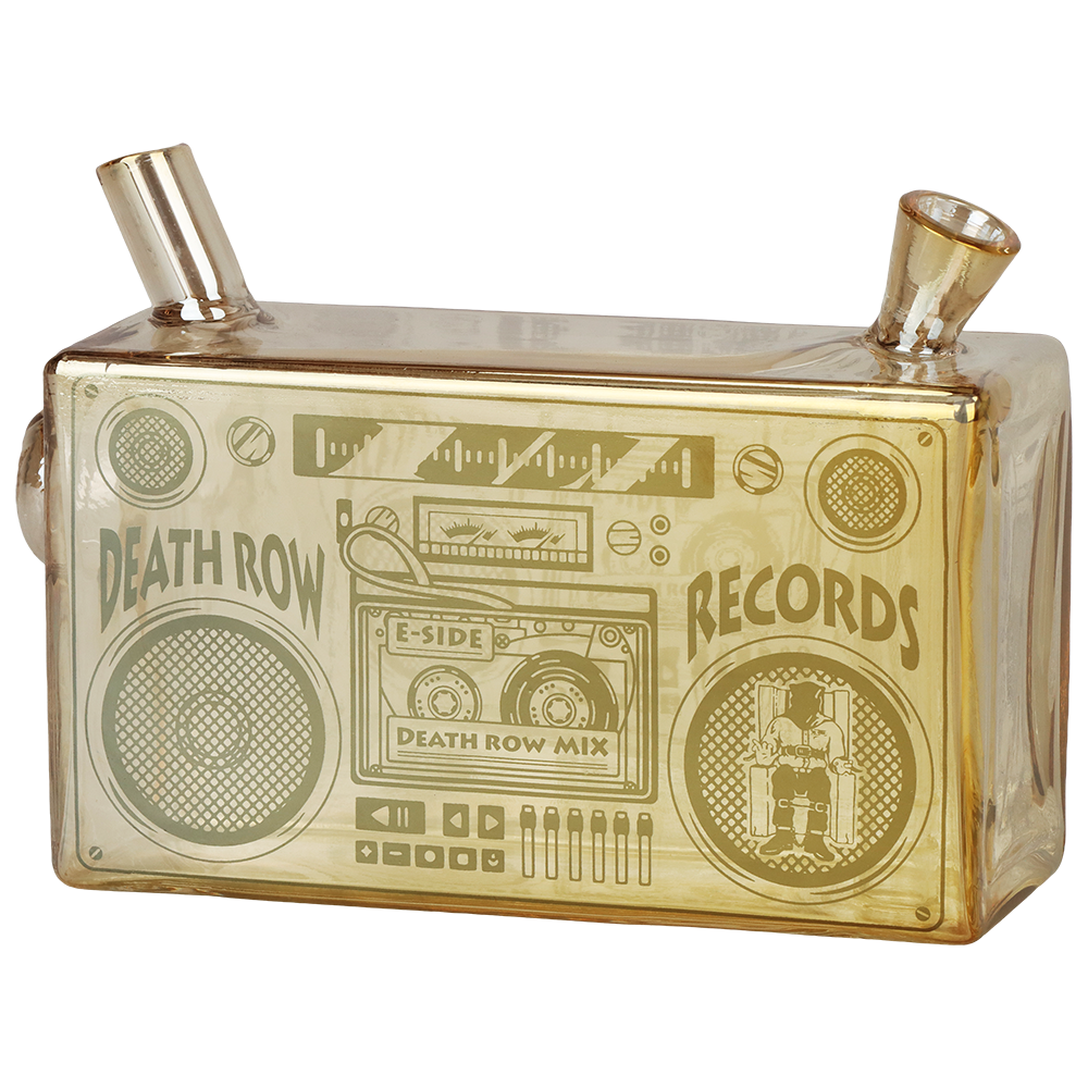 Death Row Records Boom Box Glass Blunt Bubbler | 5"