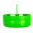 Leafy Green Debowler Spiked Ashtray with built-in poker, front view on white background