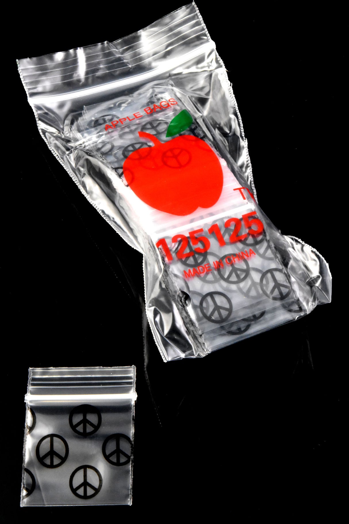 Design Mini Zip Baggies – 1 ¼″ × 1 ¼″ – 1000 Pack