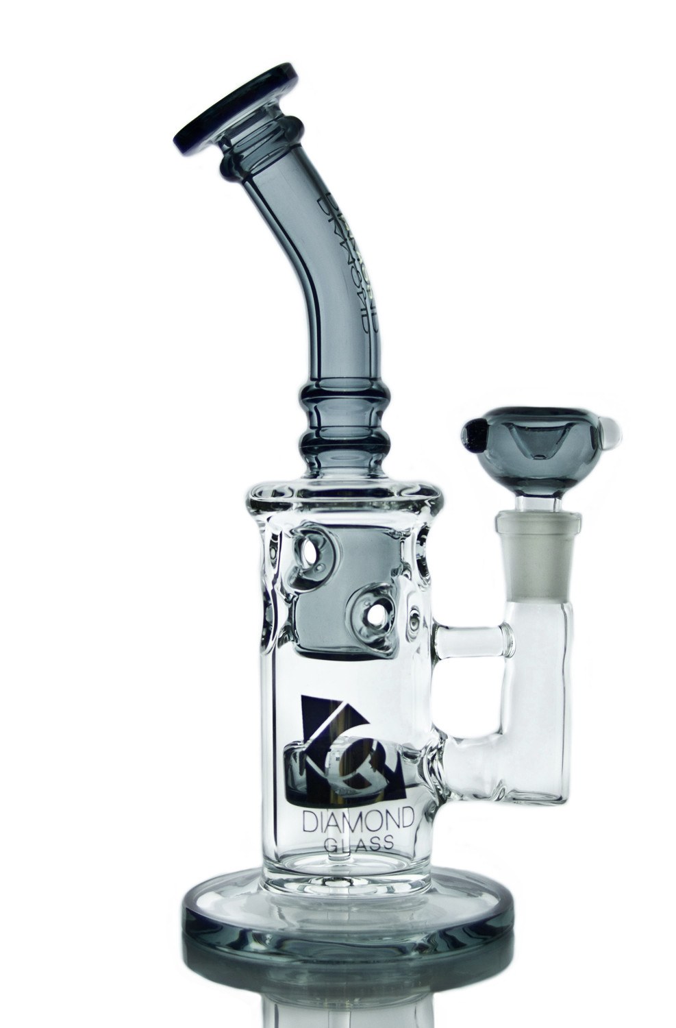 Diamond Glass - Barrel to Swiss Perc | Online Headshop | Dank Geek