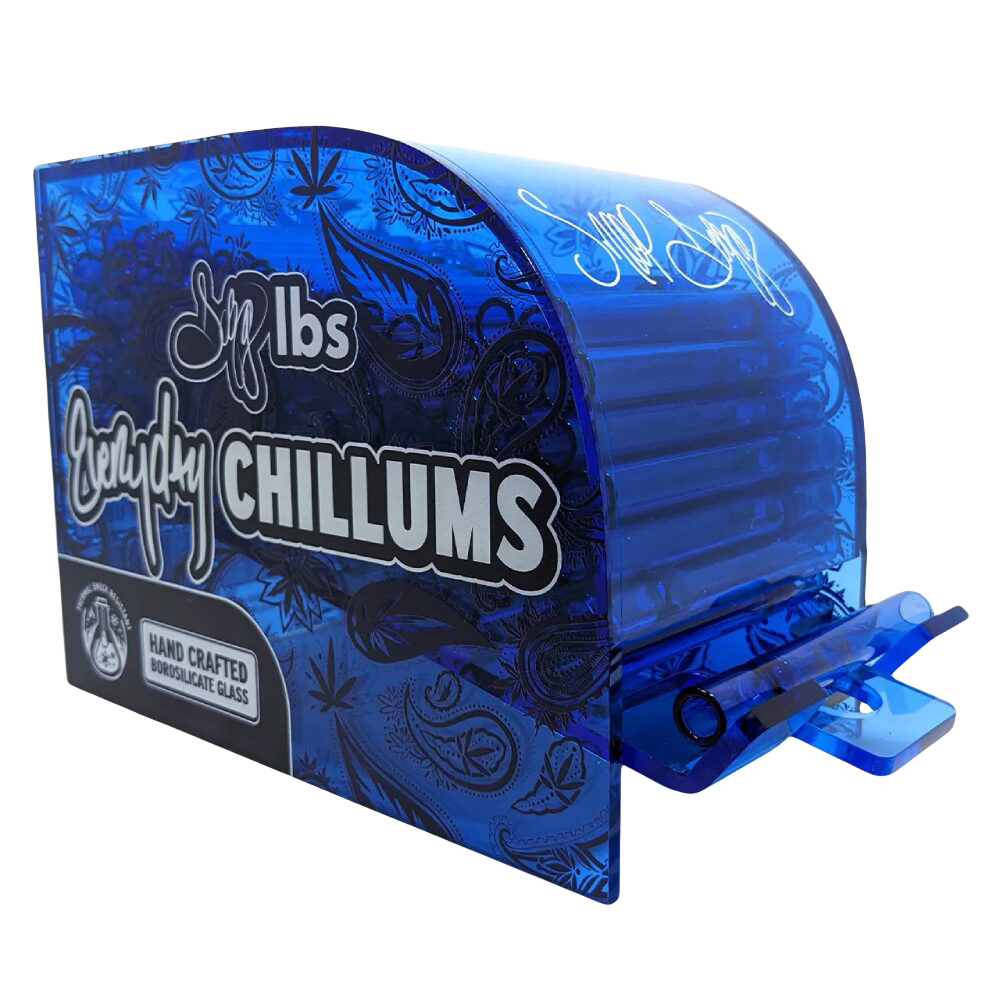Dogg Lbs Everyday Glass Chillums with Dispenser | 4" | 100ct Display